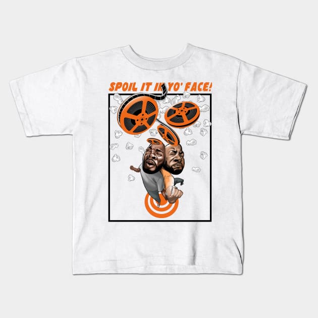 Spoil it in yo' face! Kids T-Shirt by Medium Popcorn